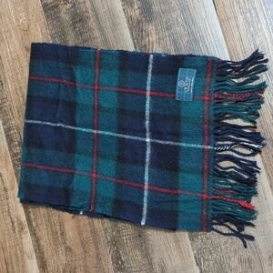 Clans Scotland Lambs Wool Tartan Plaid Unisex Scarf 56” x 12”